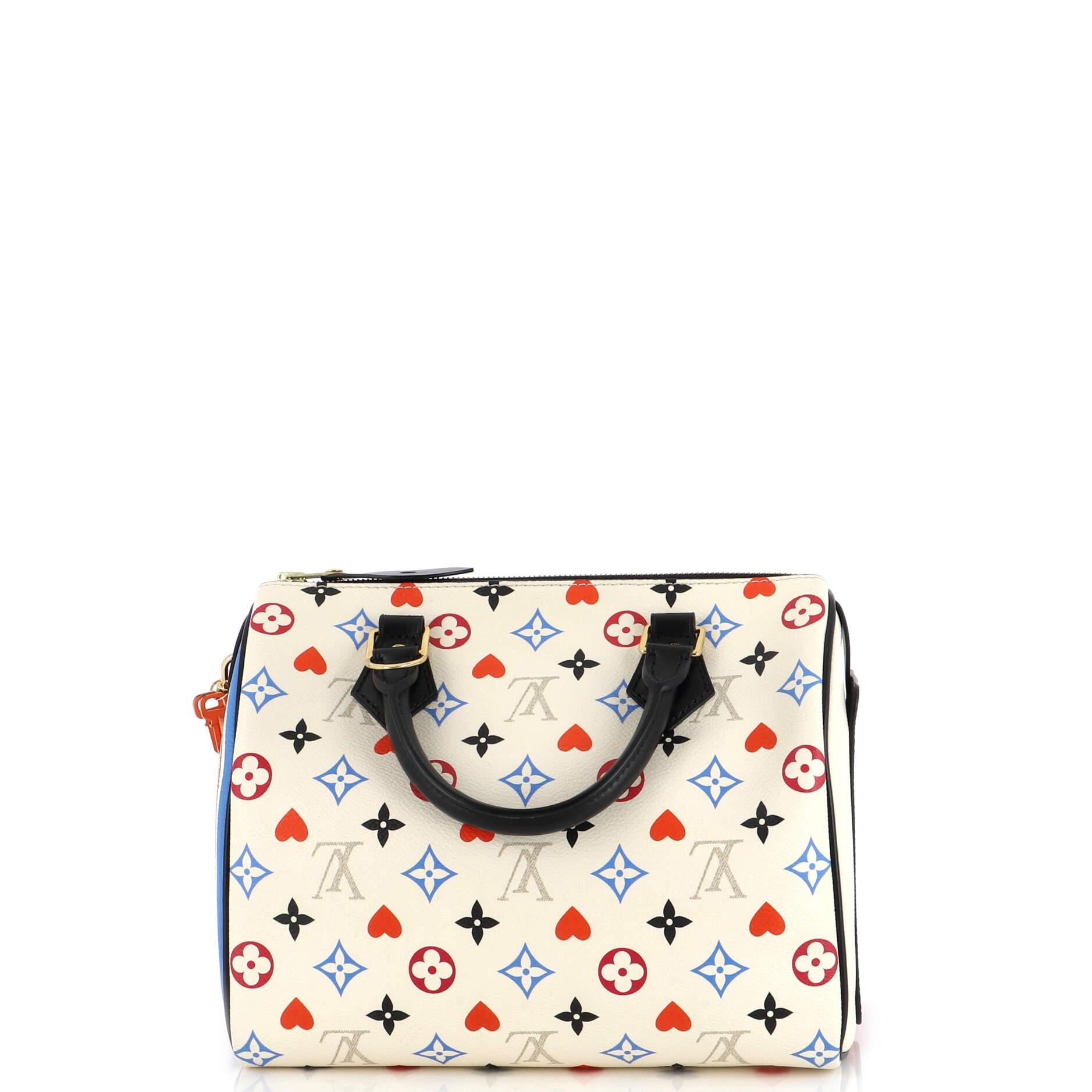 Women's or Men's Louis Vuitton Speedy Bandouliere Bag Limited Edition Game On Multicolor Monogram For Sale
