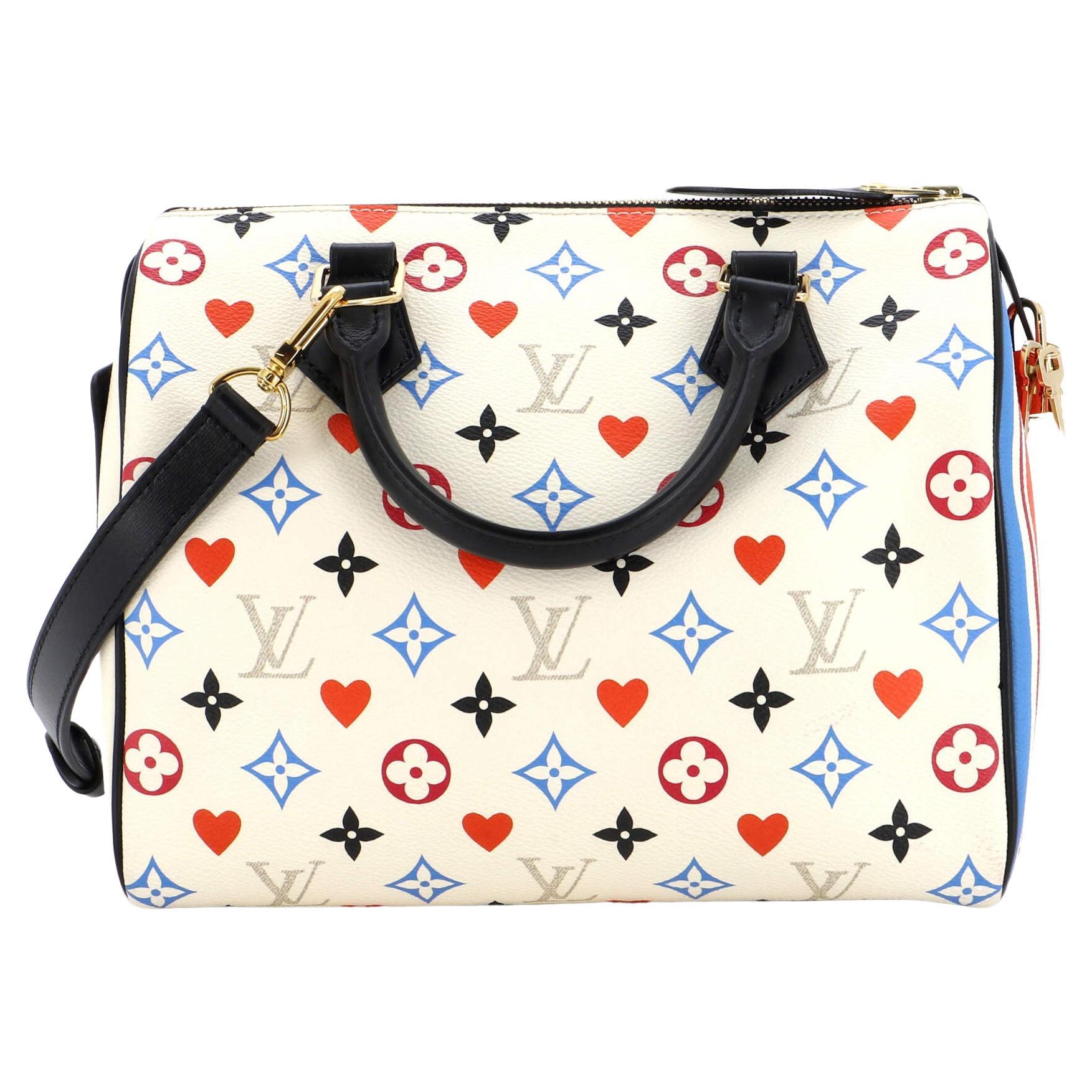 Louis Vuitton Speedy Bandouliere Bag Limited Edition Game On Multicolor Monogram For Sale