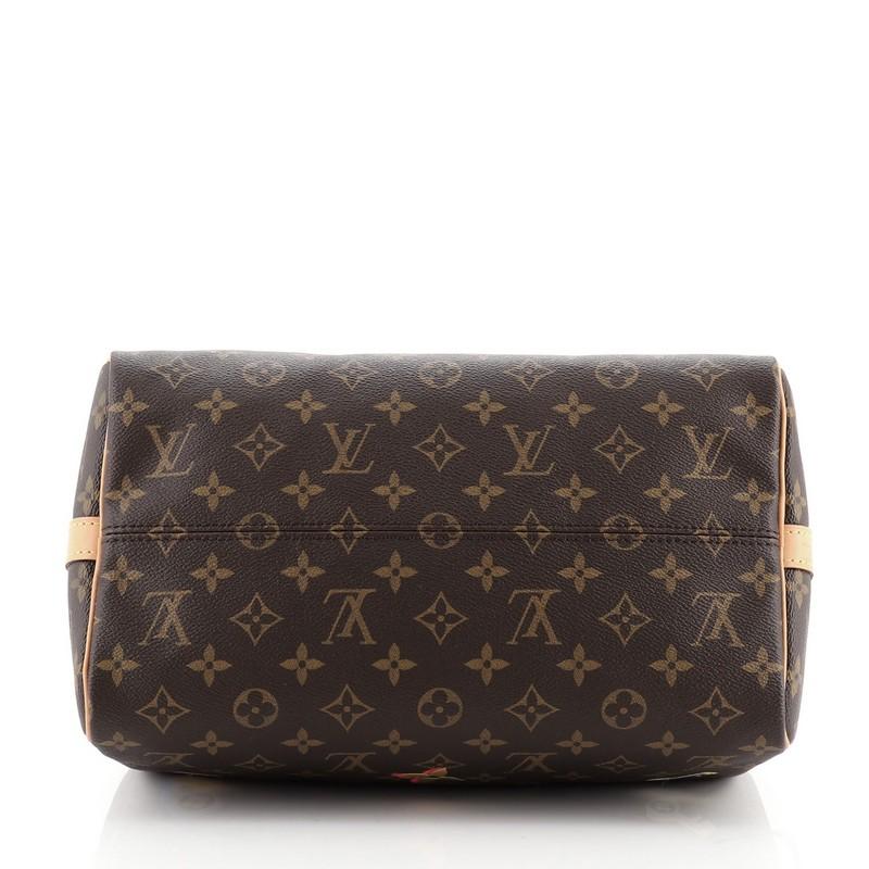 Louis Vuitton Speedy Bandouliere Bag Limited Edition Love Lock Monogram Canvas In Good Condition In NY, NY
