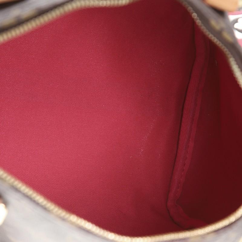 Louis Vuitton Speedy Bandouliere Bag Limited Edition Love Lock Monogram Canvas In Good Condition In NY, NY