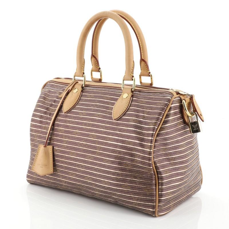 Brown Louis Vuitton Speedy Bandouliere Bag Limited Edition Monogram Eden 30
