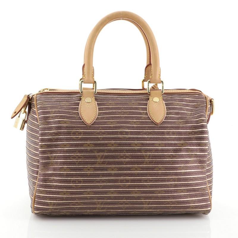 Louis Vuitton Speedy Bandouliere Bag Limited Edition Monogram Eden 30  In Good Condition In NY, NY