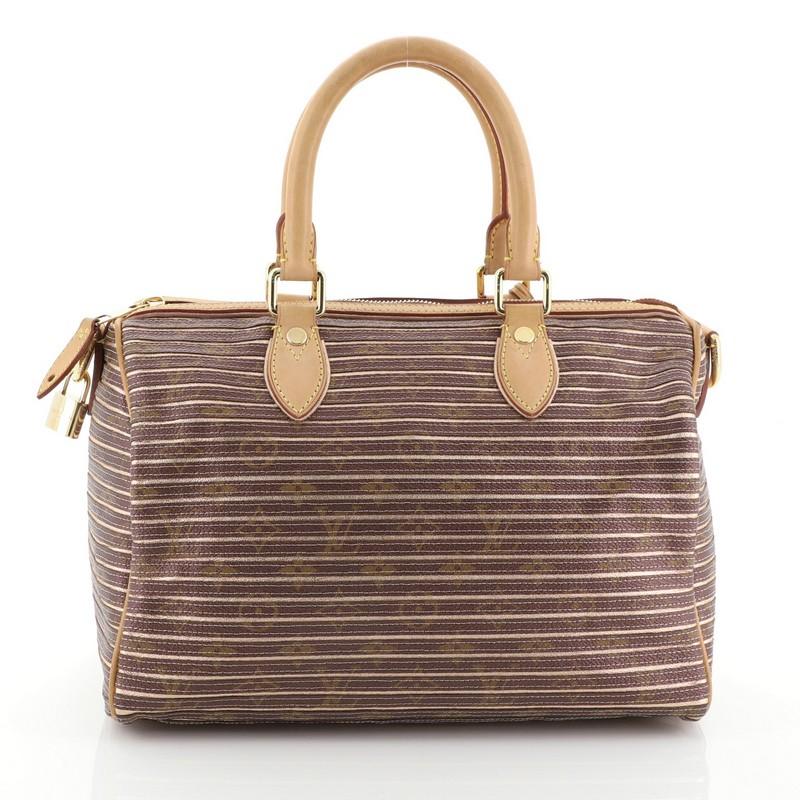Louis Vuitton Speedy Bandouliere Bag Limited Edition Monogram Eden 30 In Good Condition In NY, NY