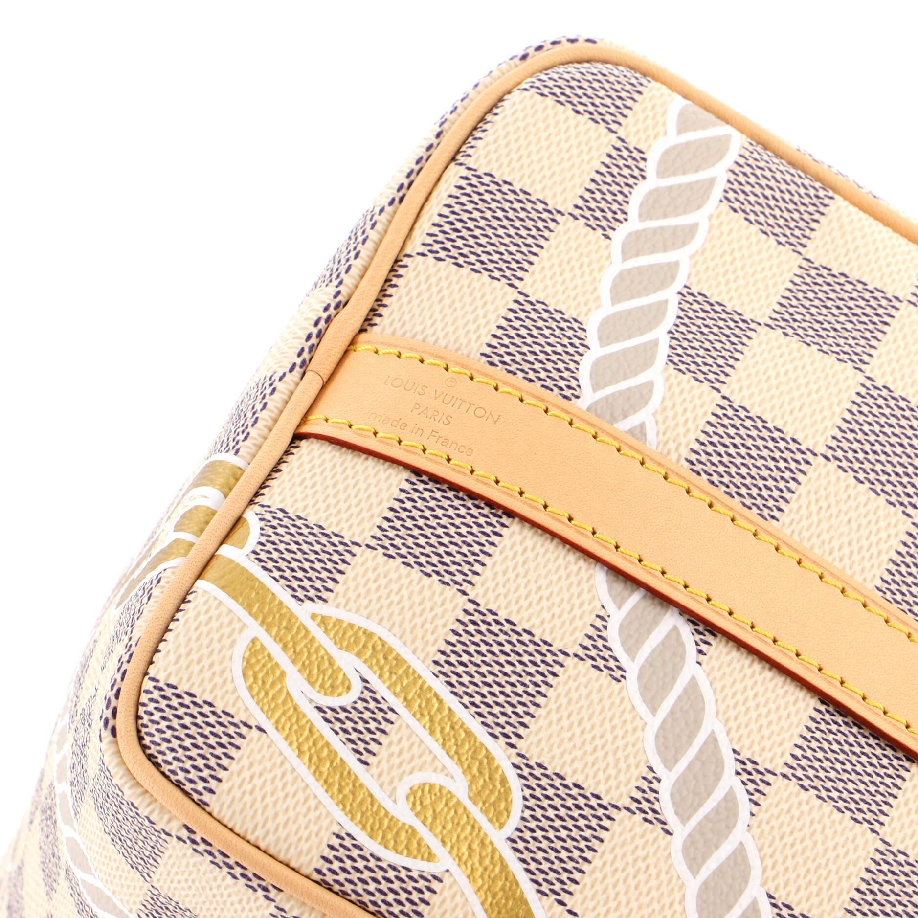 Louis Vuitton Speedy Bandouliere Bag Limited Edition Nautical Damier 25 2