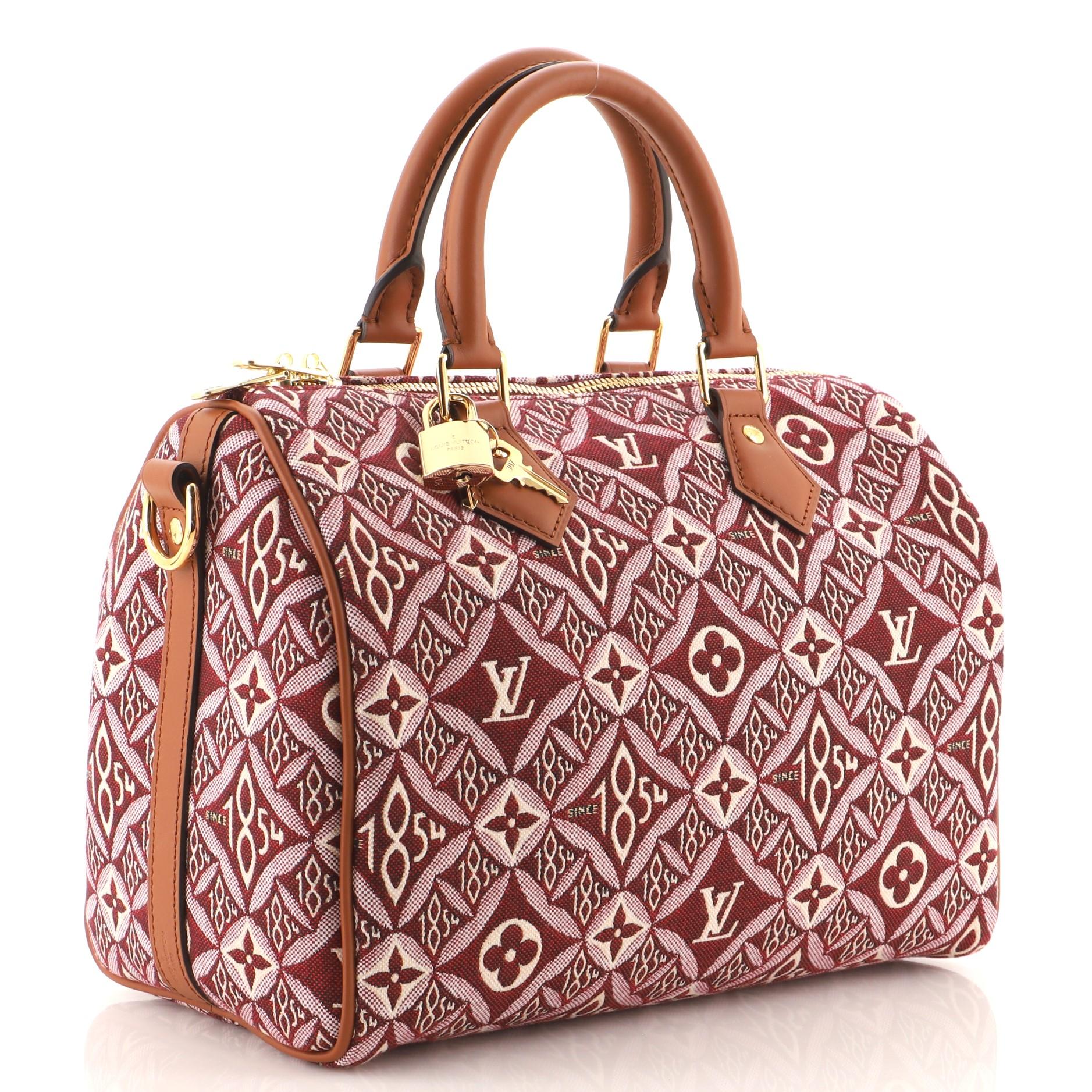Brown Louis Vuitton Speedy Bandouliere Bag Limited Edition Since 1854 Monogram 