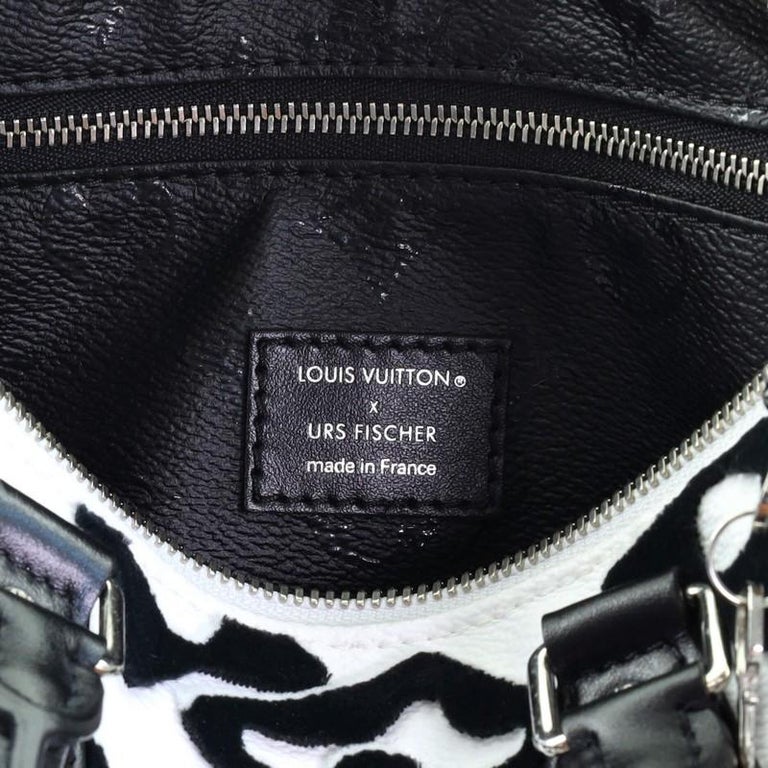 Louis Vuitton Speedy Bandouliere Bag Limited Edition Urs Fischer Tufted