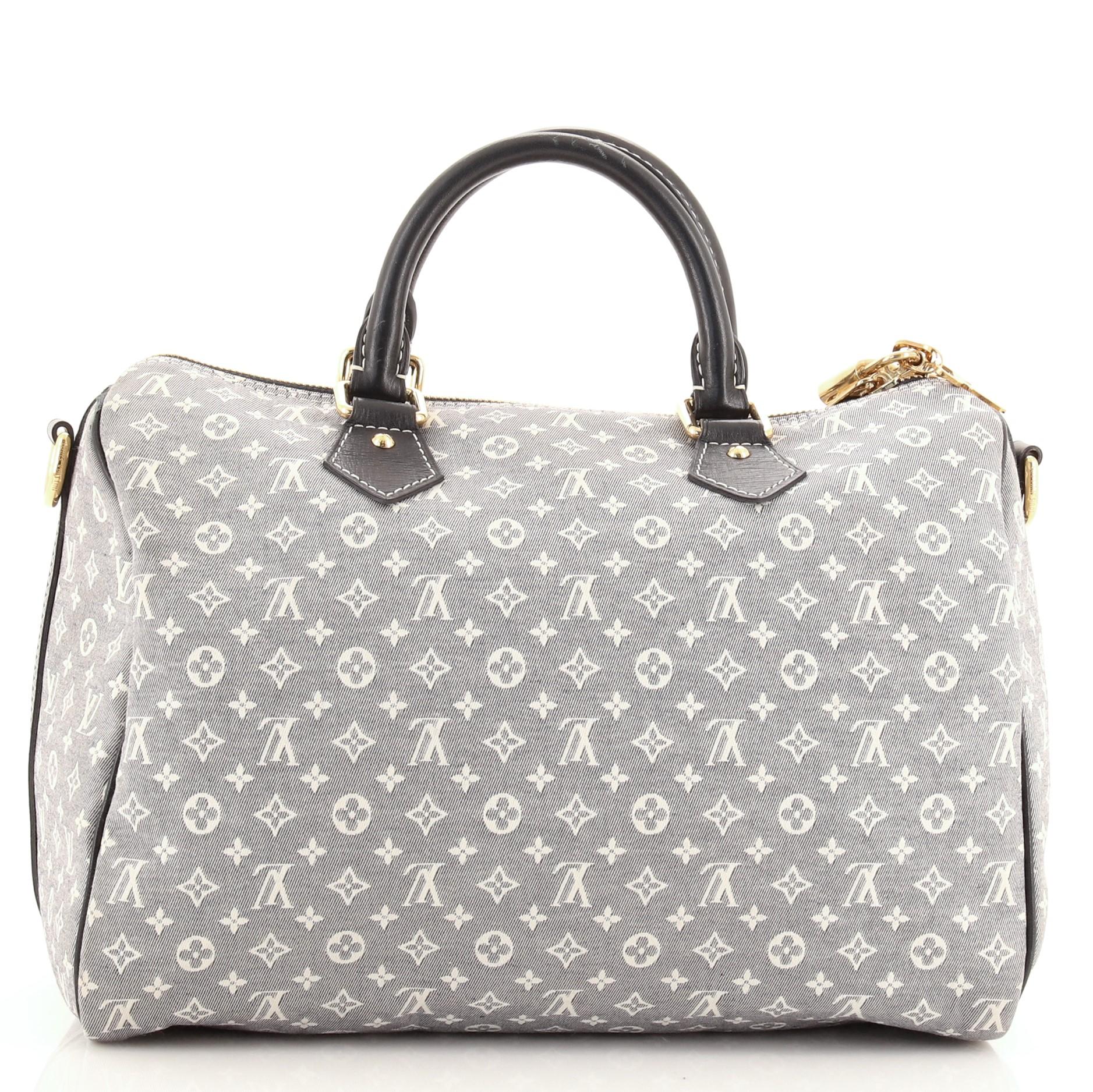 Louis Vuitton Speedy Bandouliere Tasche Mini Lin 30 im Zustand „Gut“ in NY, NY