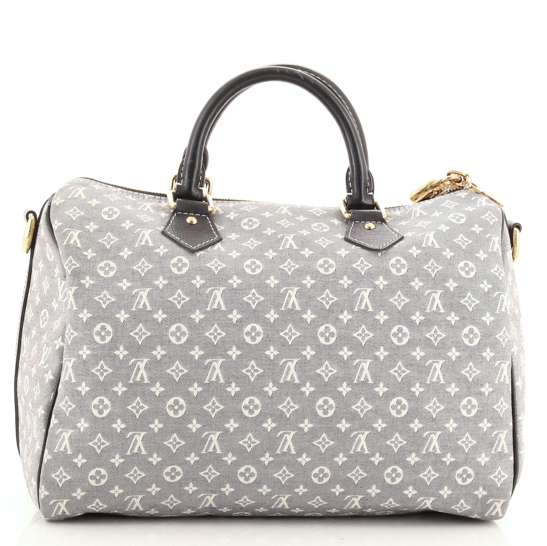 louis vuitton mini lin speedy 30 bandouliere