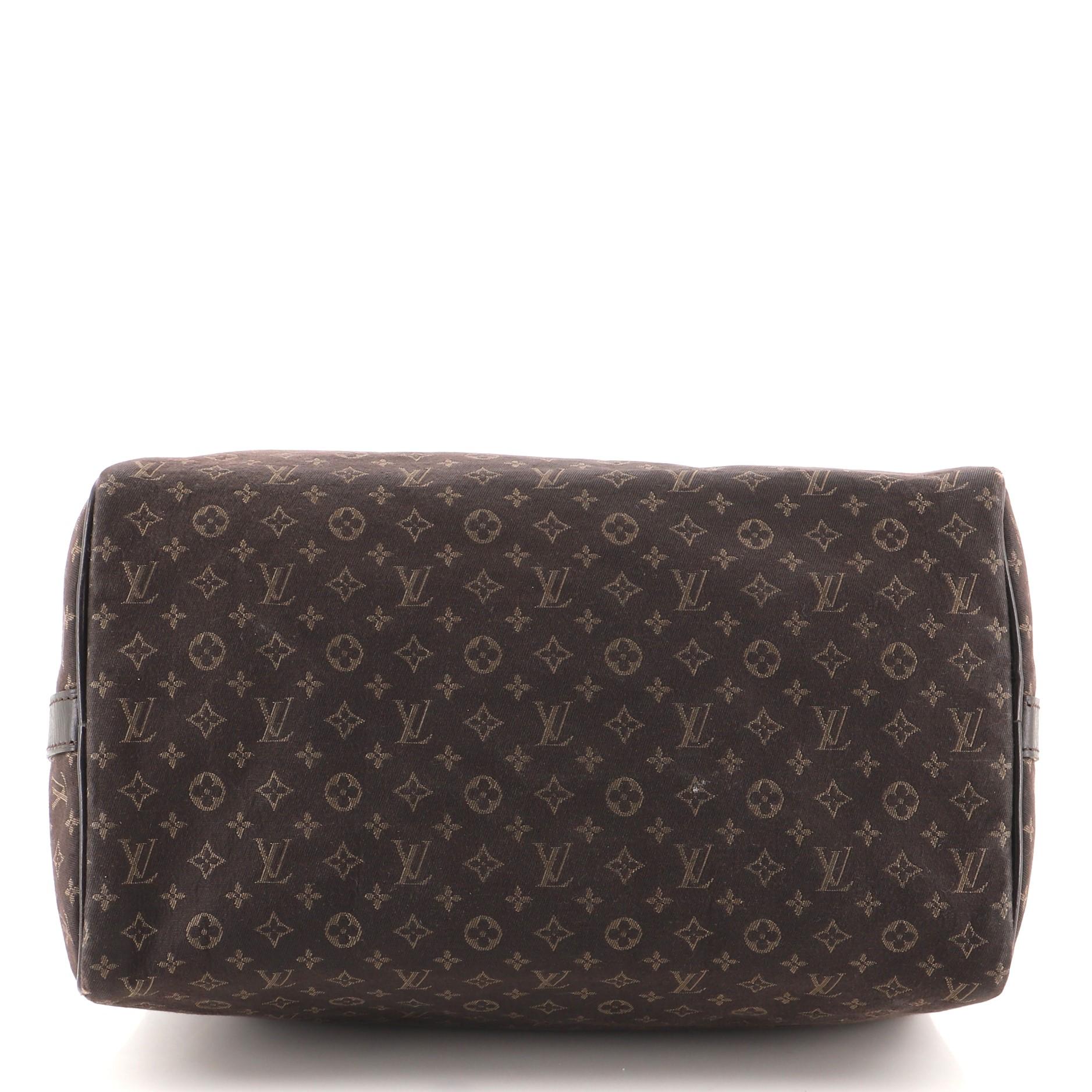 Louis Vuitton Speedy Bandouliere Bag Mini Lin 30 In Fair Condition In NY, NY