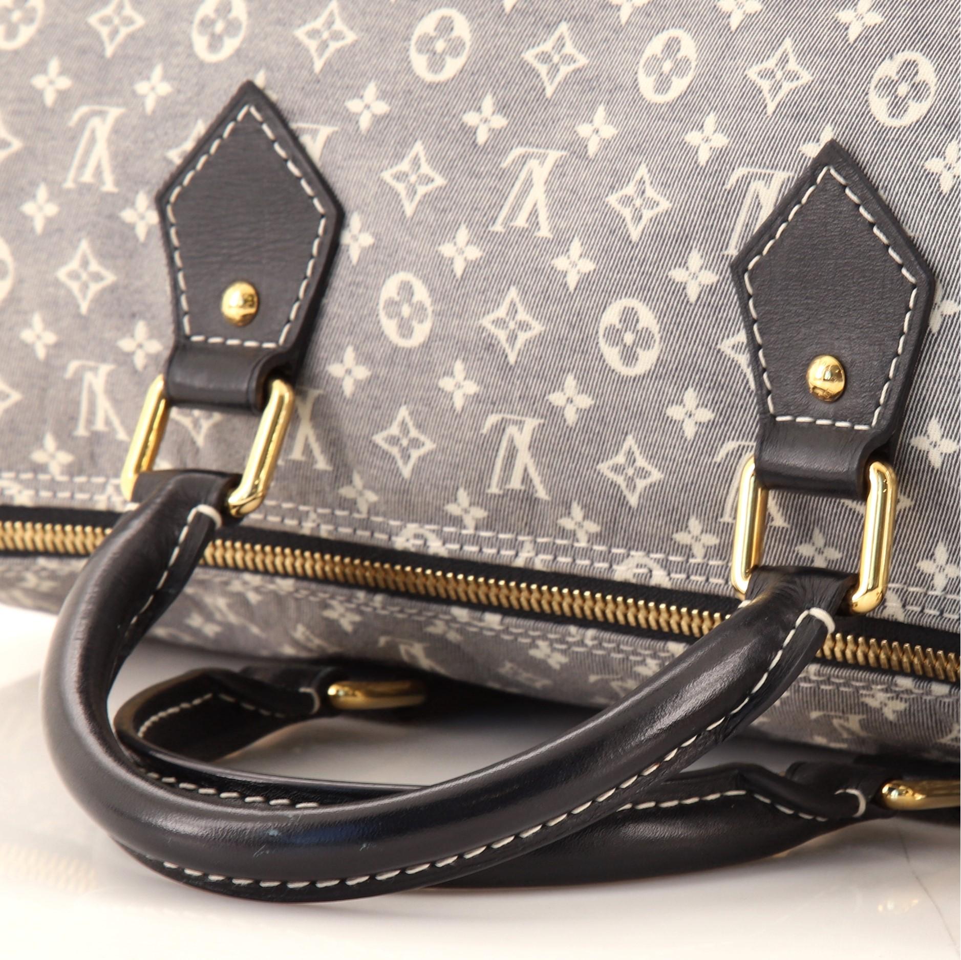 Louis Vuitton Speedy Bandouliere Bag Mini Lin 30 In Good Condition In NY, NY