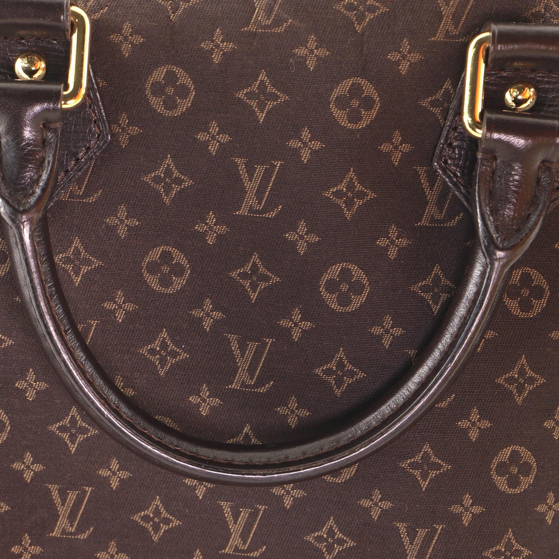 Louis Vuitton Speedy Bandouliere Bag Mini Lin 30 3