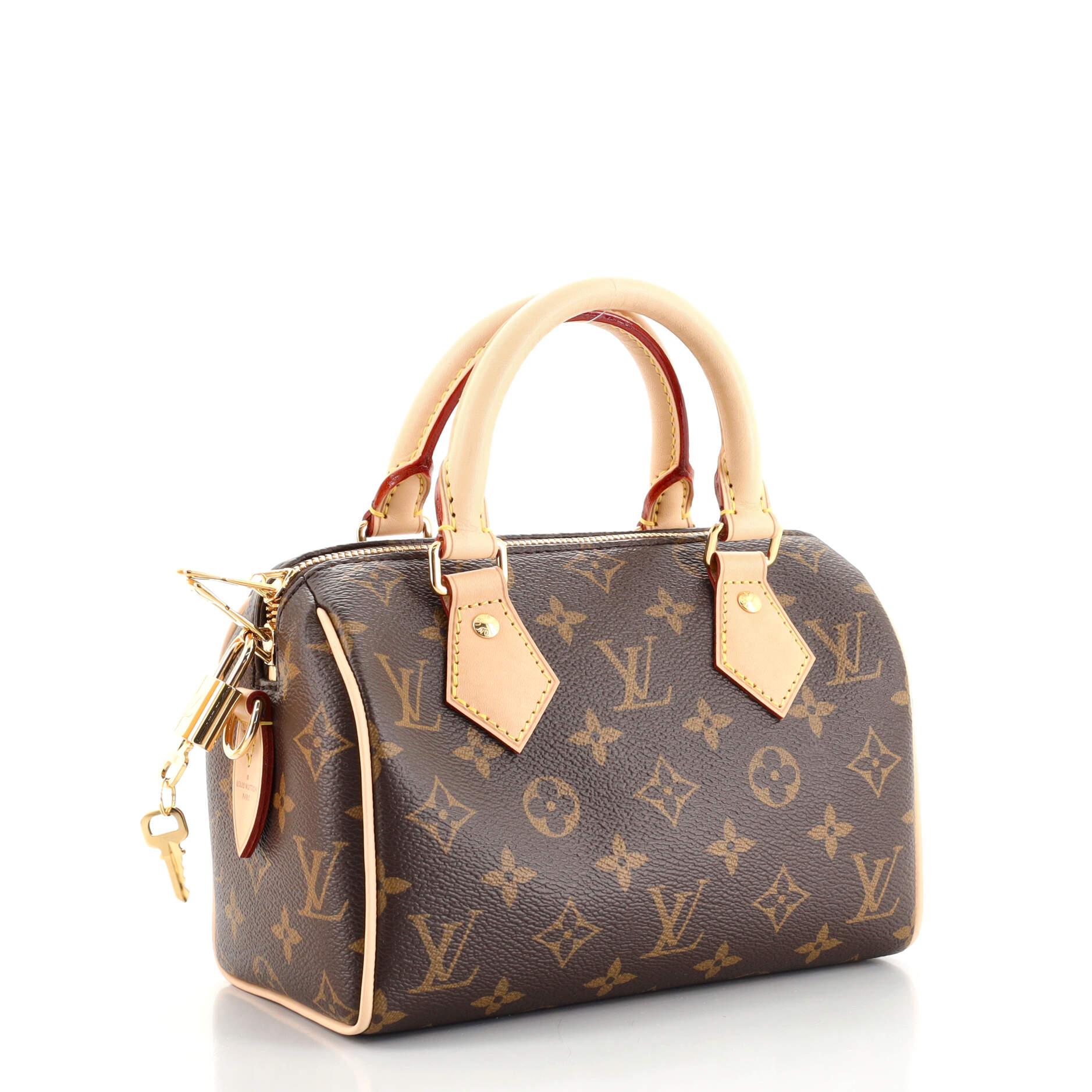 Black Louis Vuitton Speedy Bandouliere Bag Monogram Canvas 20