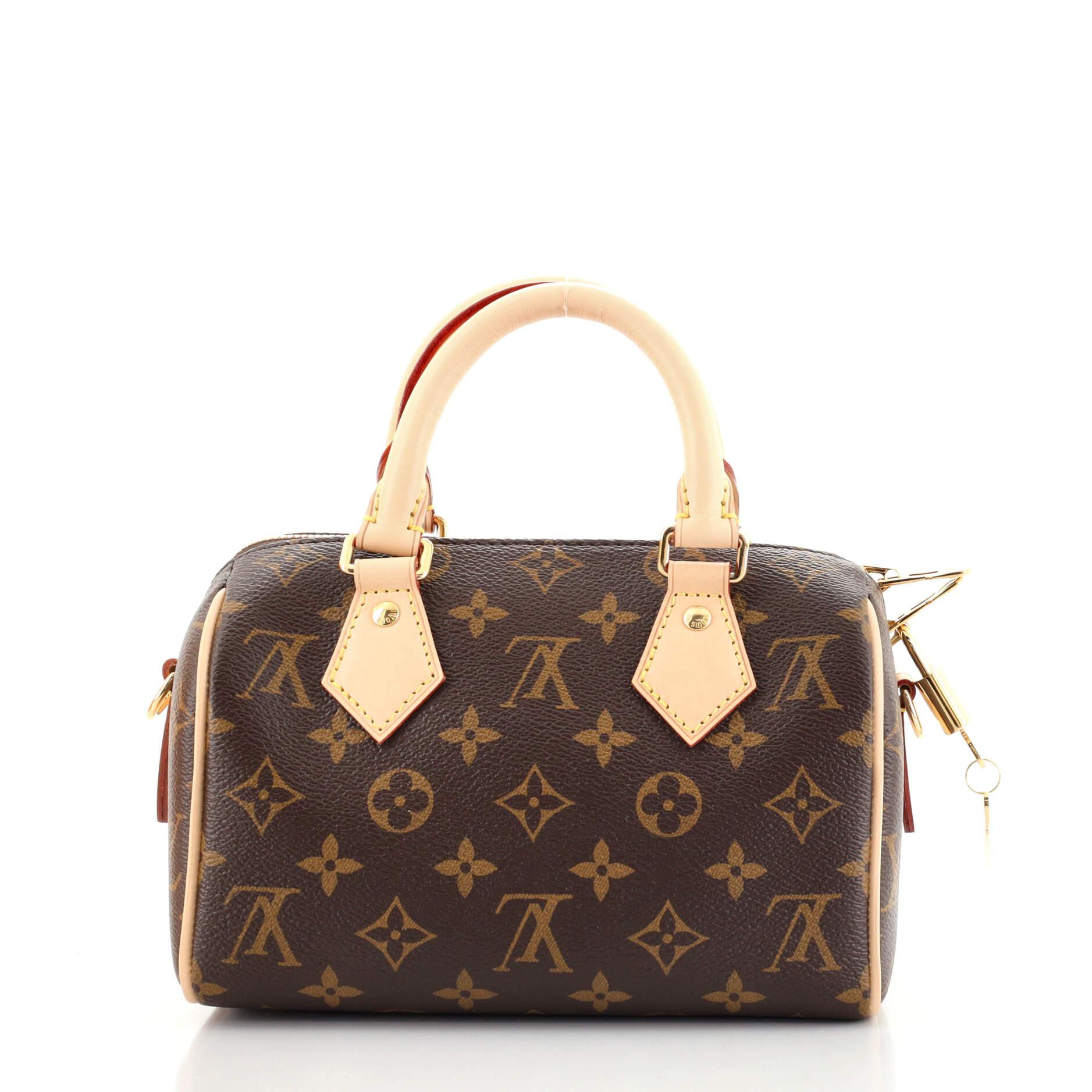 Louis Vuitton Speedy Bandouliere Bag Monogram Canvas 20 In Good Condition In NY, NY