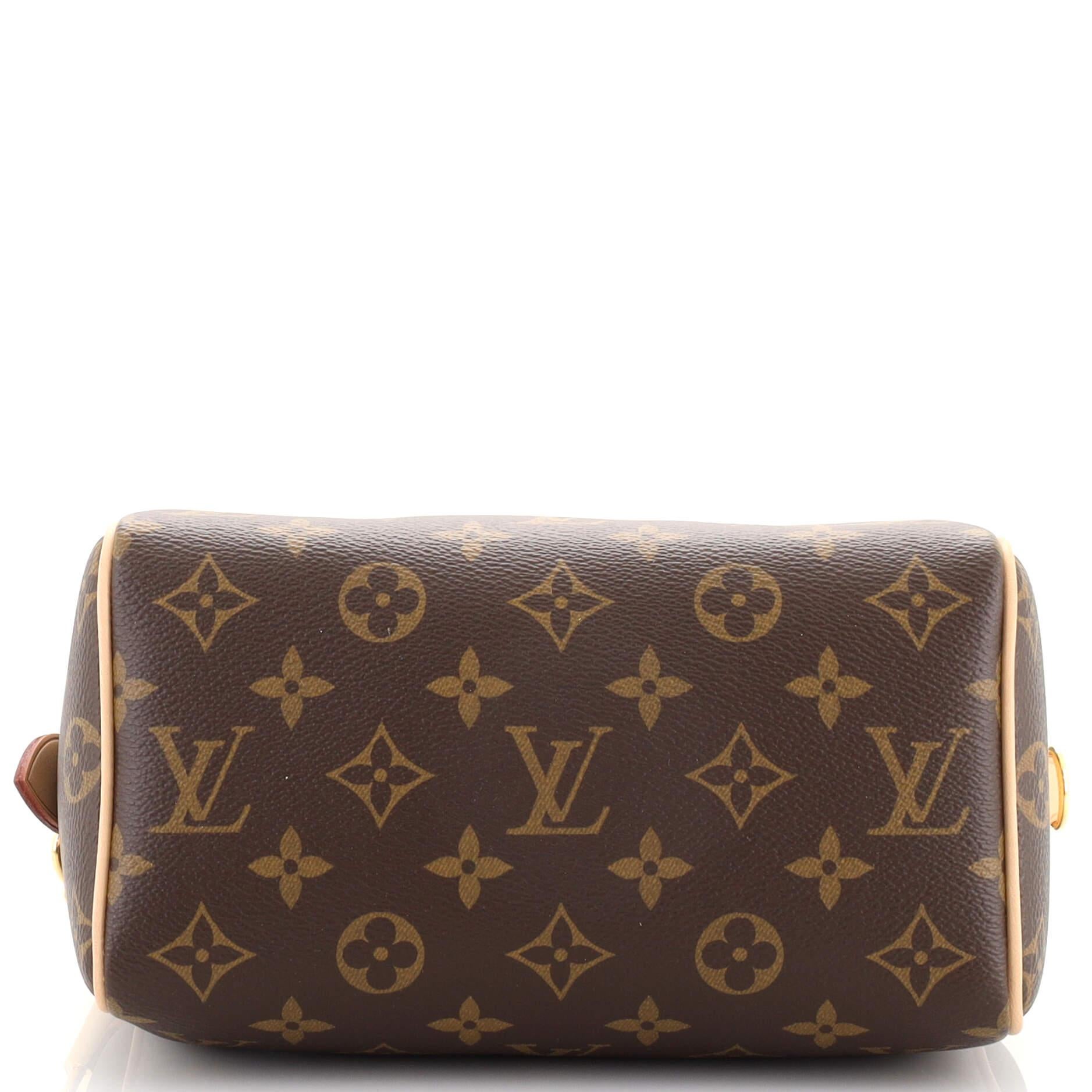 Louis Vuitton Speedy Bandouliere Bag Monogram Canvas 20 In Good Condition In NY, NY