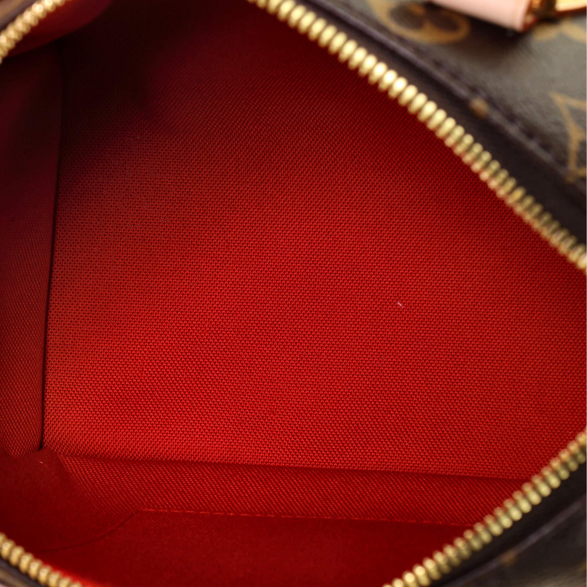 Louis Vuitton Speedy Bandouliere Bag Monogram Canvas 20 In Good Condition In NY, NY