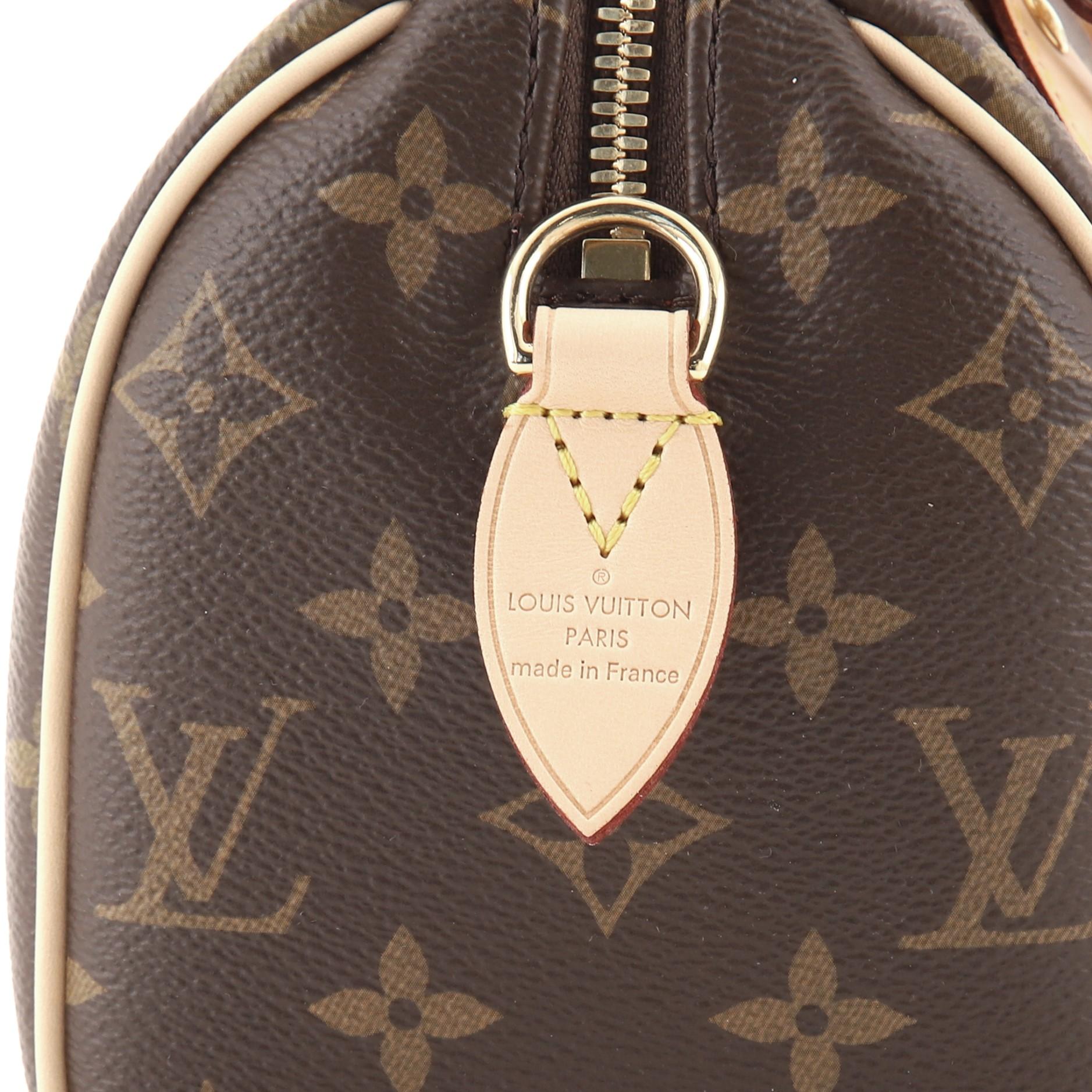 Louis Vuitton Speedy Bandouliere Bag Monogram Canvas 20 4