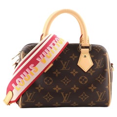Louis Vuitton Speedy Bandouliere Bag Monogram Canvas 20