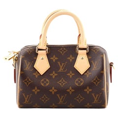 Louis Vuitton SPEEDY BANDOULIÈRE Monogram Empreinte leather 20 Bag M46118  Kaki at 1stDibs