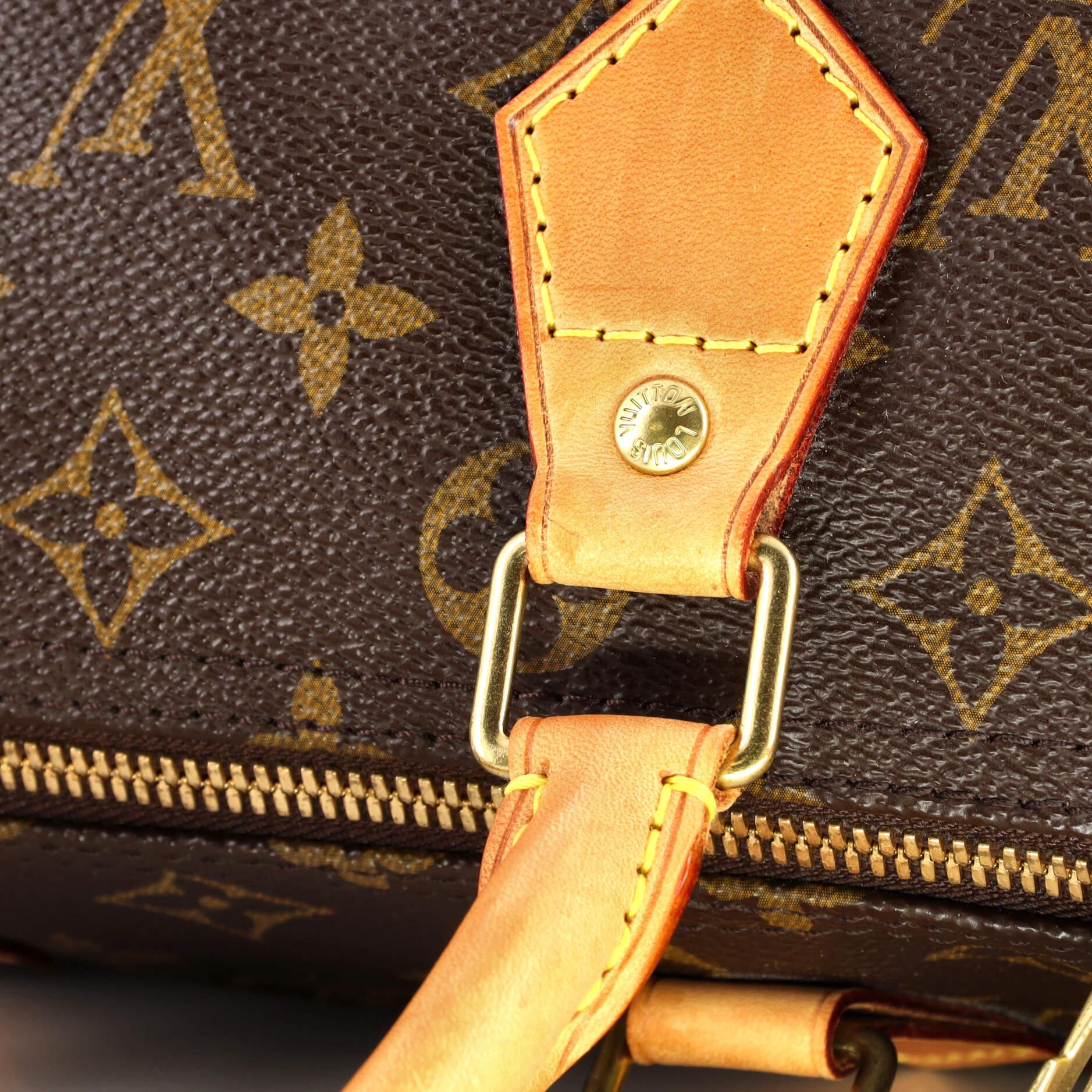Louis Vuitton Speedy Bandouliere Borsa Monogram in tela 25 3
