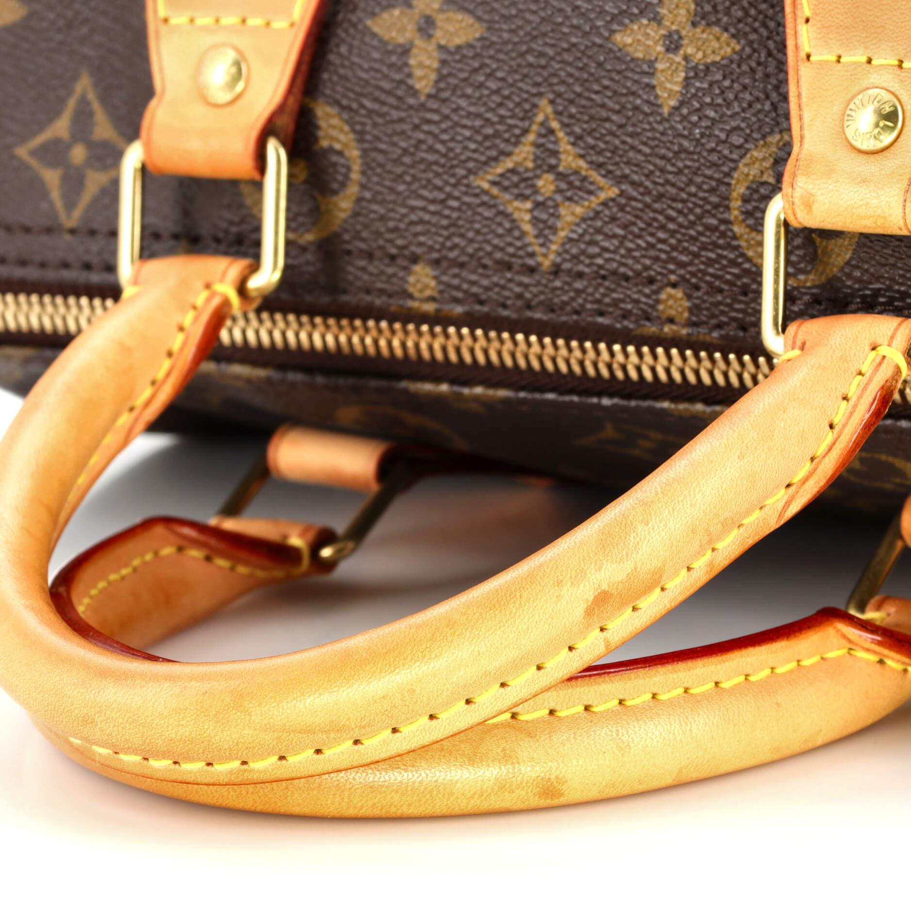 Louis Vuitton Speedy Bandouliere Borsa Monogram in tela 25 4
