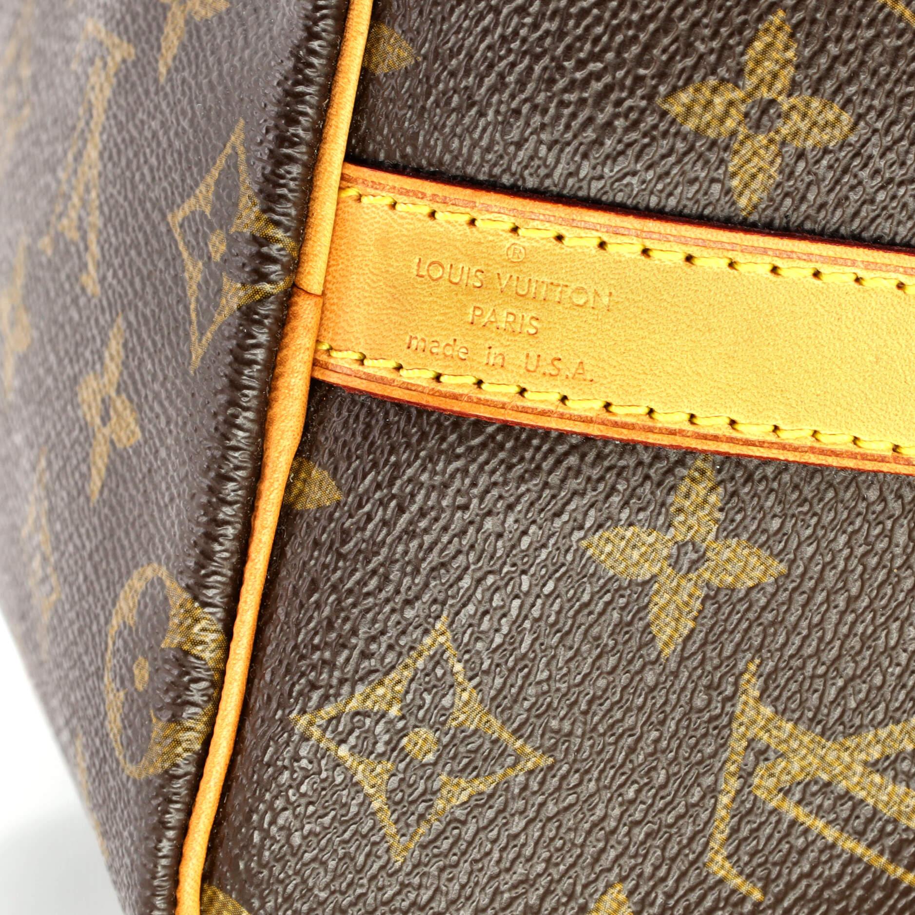 Louis Vuitton Speedy Bandouliere Borsa Monogram in tela 25 6