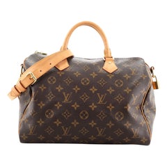 Louis Vuitton Speedy Bandouliere Bag Monogram Canvas 30