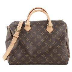 Louis Vuitton Speedy Bandouliere Bag Monogram Canvas 30