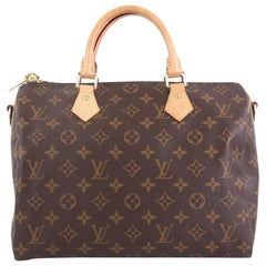 Louis Vuitton Monogram Canvas Speedy Bandouliere 30 Bag at 1stDibs