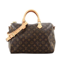 Louis Vuitton Speedy Bandouliere Bag Monogram Canvas 30