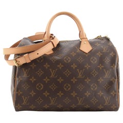 Louis Vuitton Speedy Bandouliere Bag Monogram Canvas 30 Louis Vuitton Speedy Bandouliere Bag Monogram Canvas 30