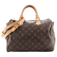 Louis Vuitton Speedy Bandouliere Bag Monogram Canvas 30