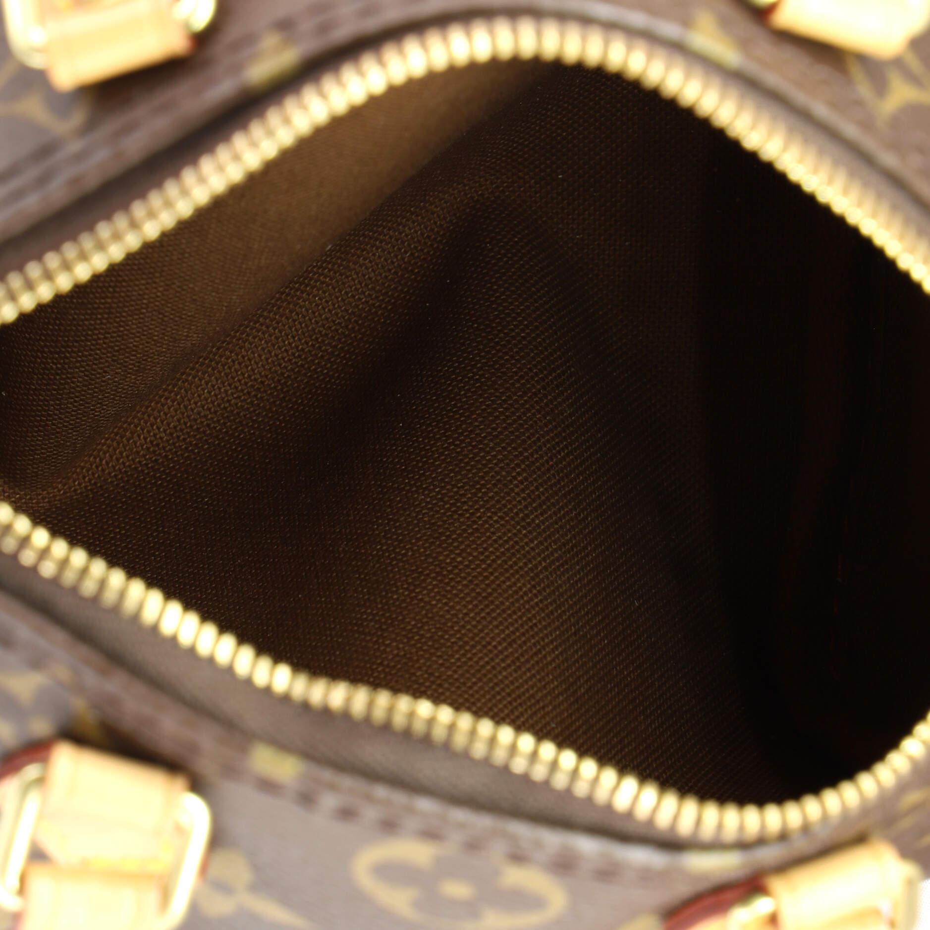 Louis Vuitton Speedy Bandouliere Bag Monogram Canvas Nano 1