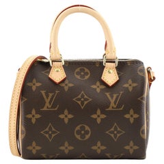 Louis Vuitton Speedy Bandouliere Bag Monogram Canvas Nano