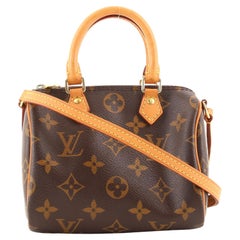 LOUIS VUITTON NANO SPEEDY BLACK Handbag NIB, INVOICE, BOX SHIP FROM FRANCE