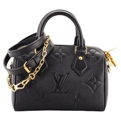 Louis Vuitton Speedy Bandoulière 20 Black & Gold