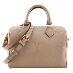 Louis Vuitton - Sac Speedy Bandouliere Monogramme Empreinte Giant 25