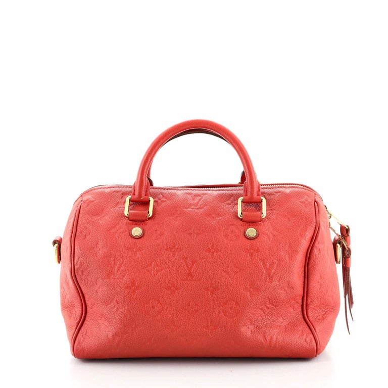 Louis Vuitton Speedy Bandouliere Bag Monogram Empreinte Leather 25 at