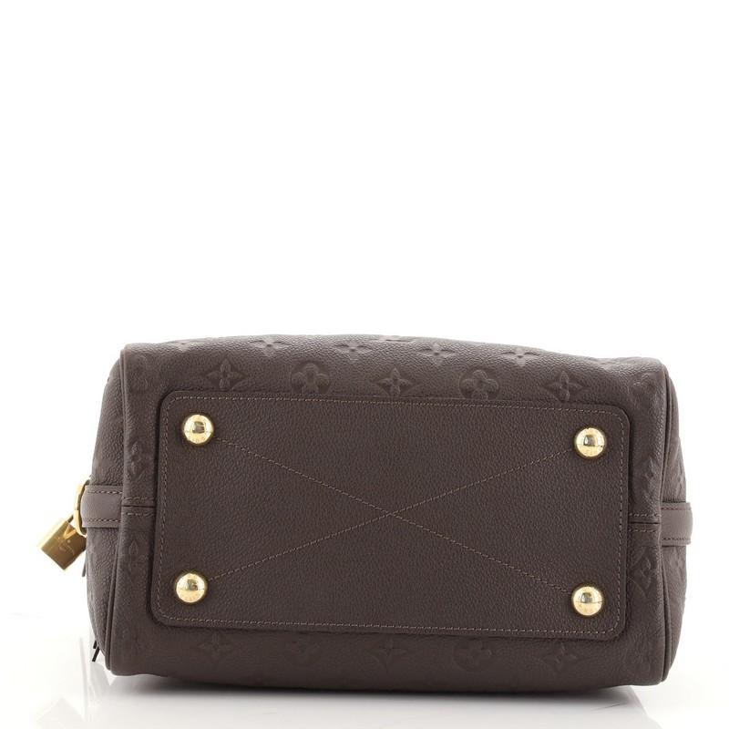 Louis Vuitton Speedy Bandouliere Bag Monogram Empreinte Leather 25 In Good Condition In NY, NY