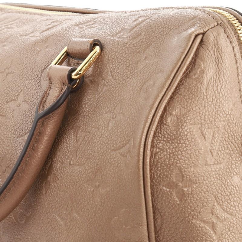 Louis Vuitton Speedy Bandouliere Bag Monogram Empreinte Leather 25  2