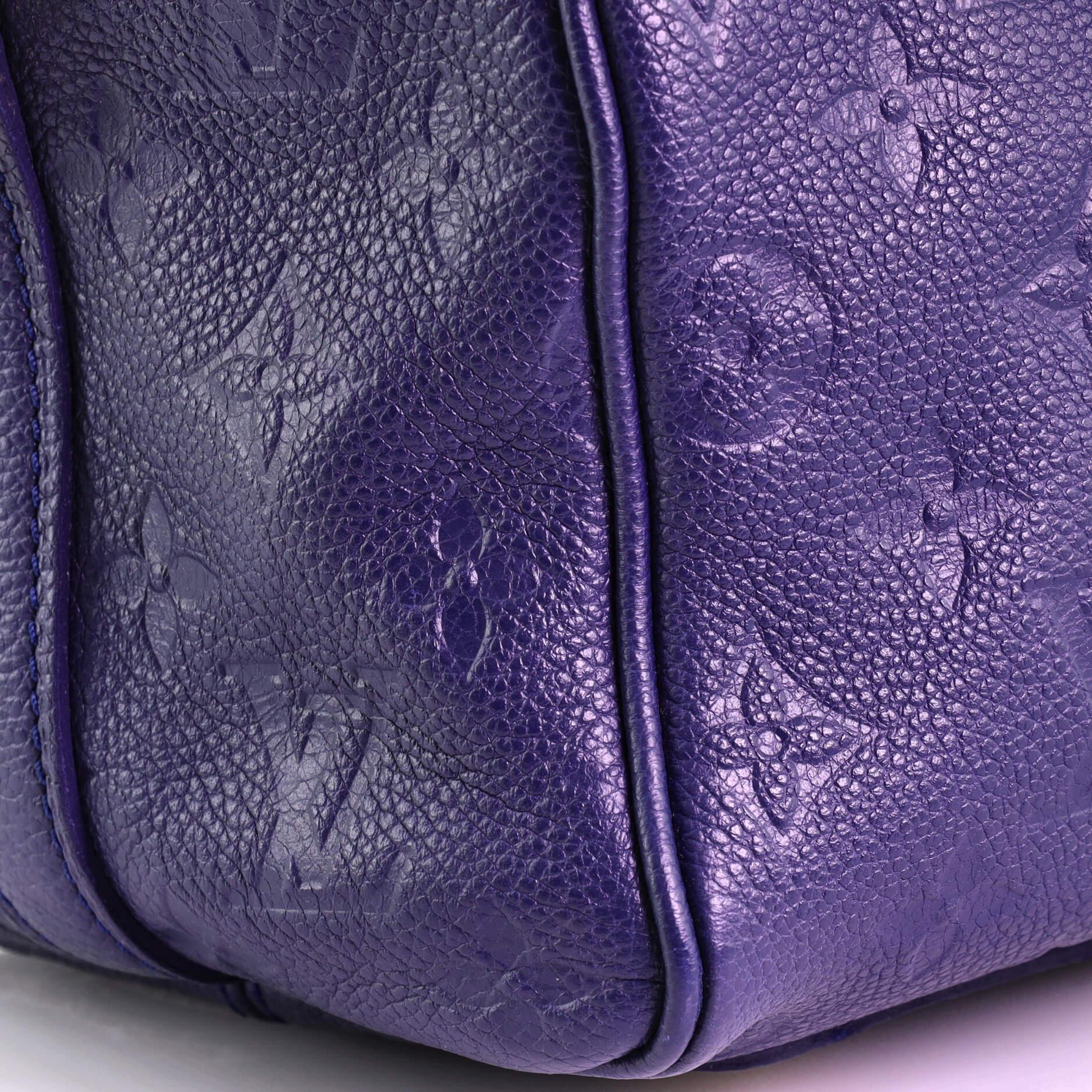 Louis Vuitton Speedy Bandouliere Bag Monogram Empreinte Leather 25 2