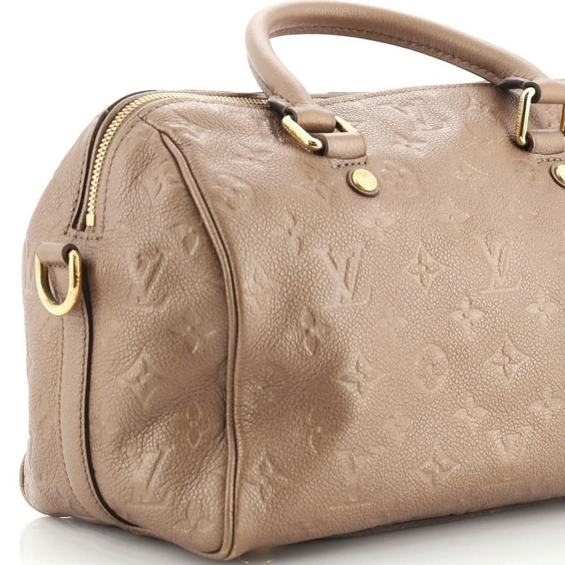 Louis Vuitton Speedy Bandouliere Bag Monogram Empreinte Leather 25  3