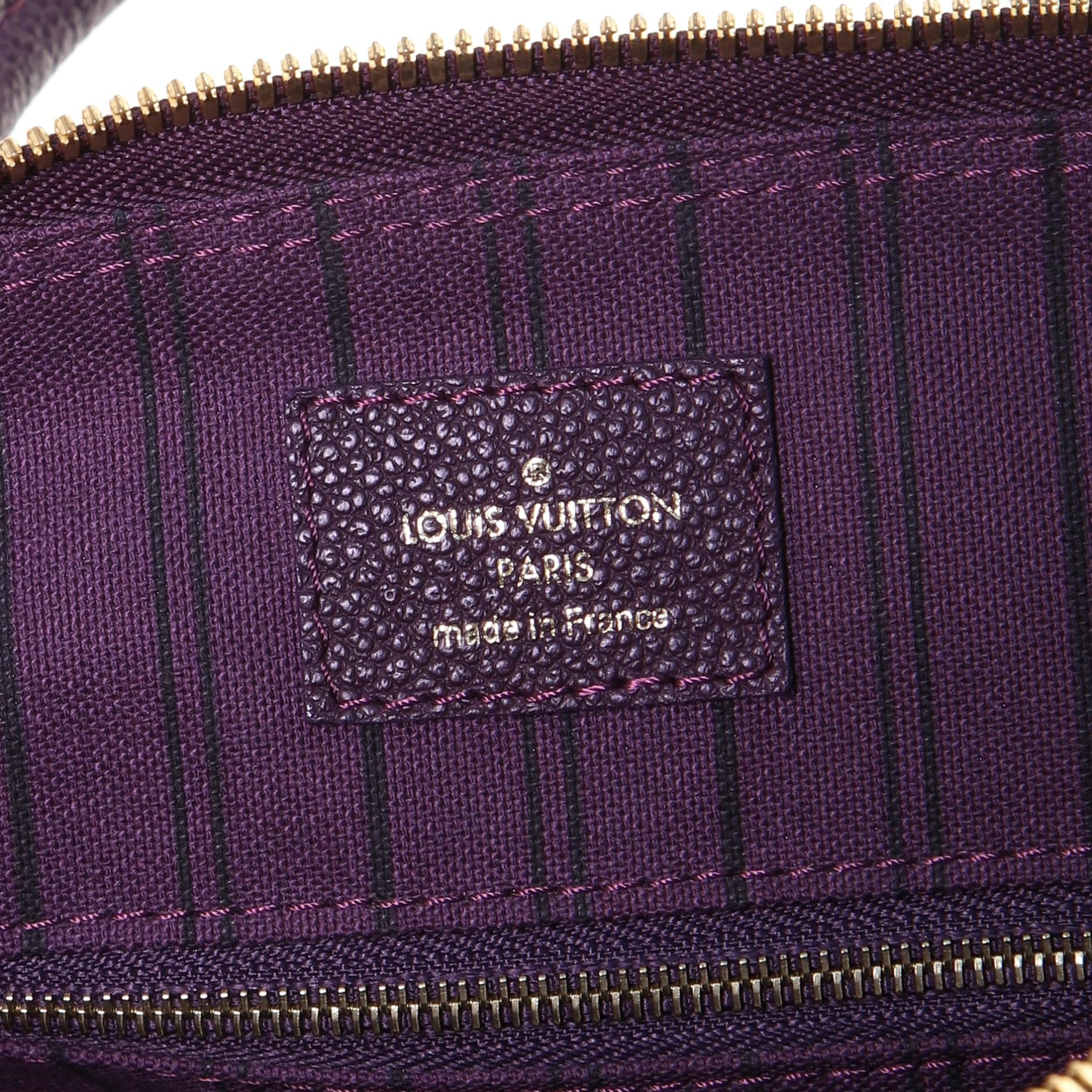 Louis Vuitton Speedy Bandouliere Bag Monogram Empreinte Leather 25 3