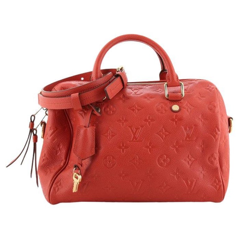 Louis Vuitton Speedy Bandouliere Bag Monogram Empreinte Leather 25 at  1stDibs