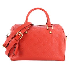 Louis Vuitton Pink Leather Monogram Empreinte Stardust Nano Speedy  Bandouliere 9 For Sale at 1stDibs