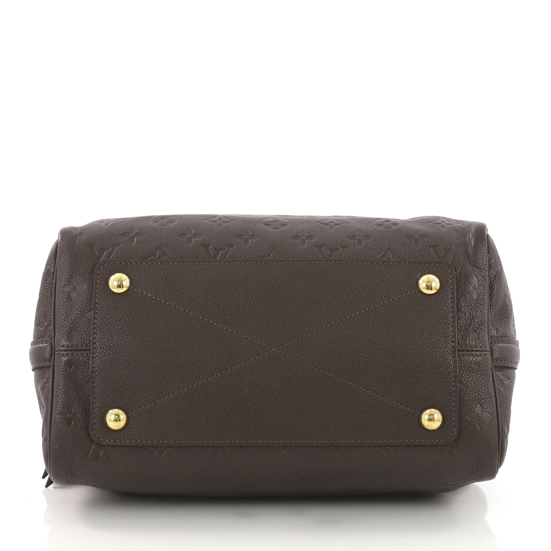 Women's or Men's Louis Vuitton Speedy Bandouliere Bag Monogram Empreinte Leather 30
