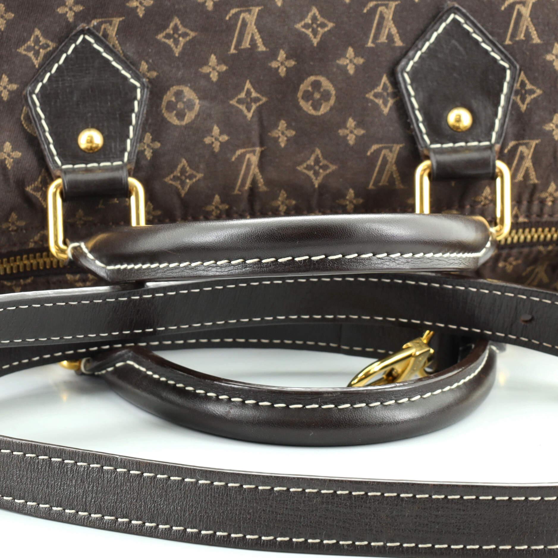 Gray Louis Vuitton Speedy Bandouliere Bag Monogram Idylle 30