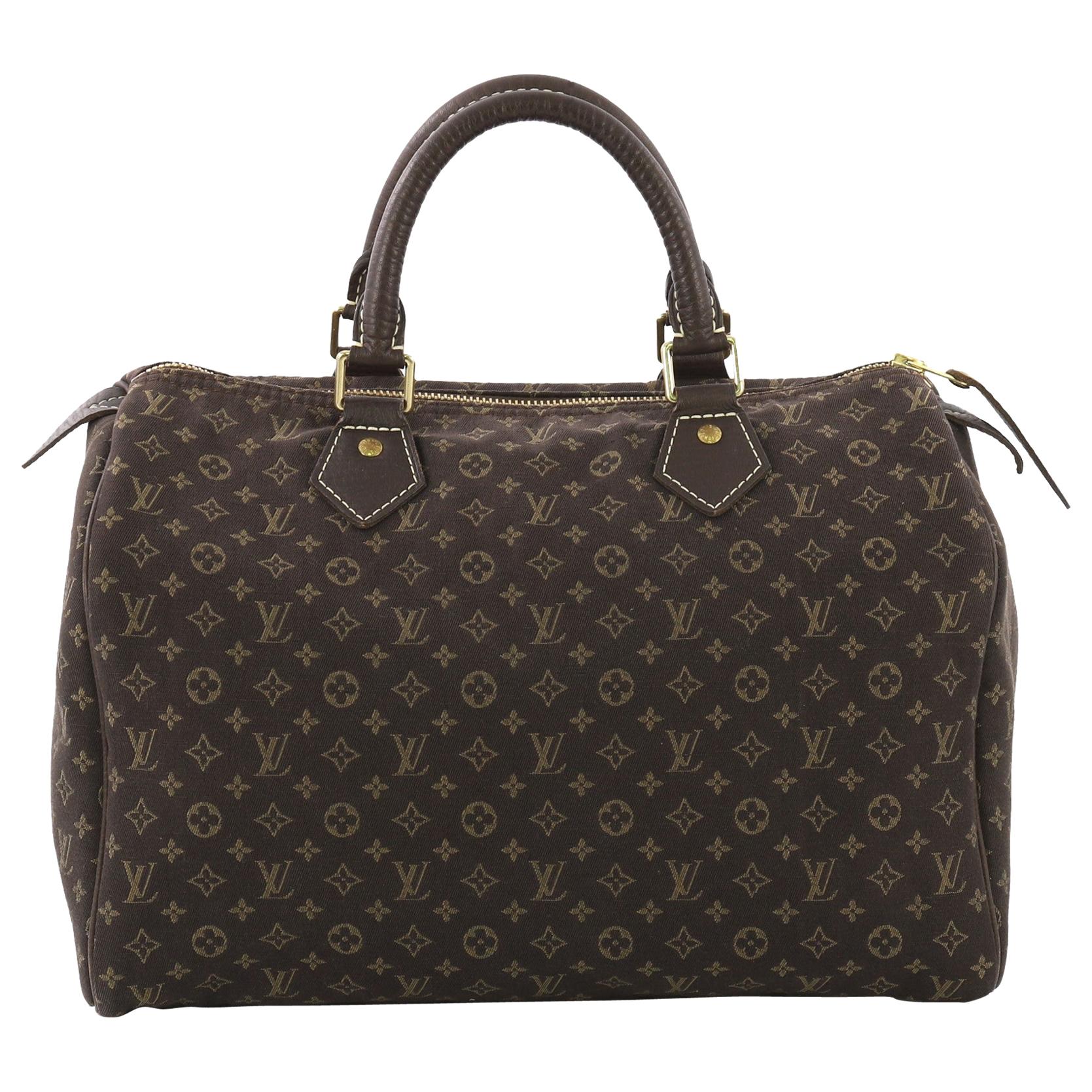 Louis Vuitton Speedy Handbag Mini Lin 30