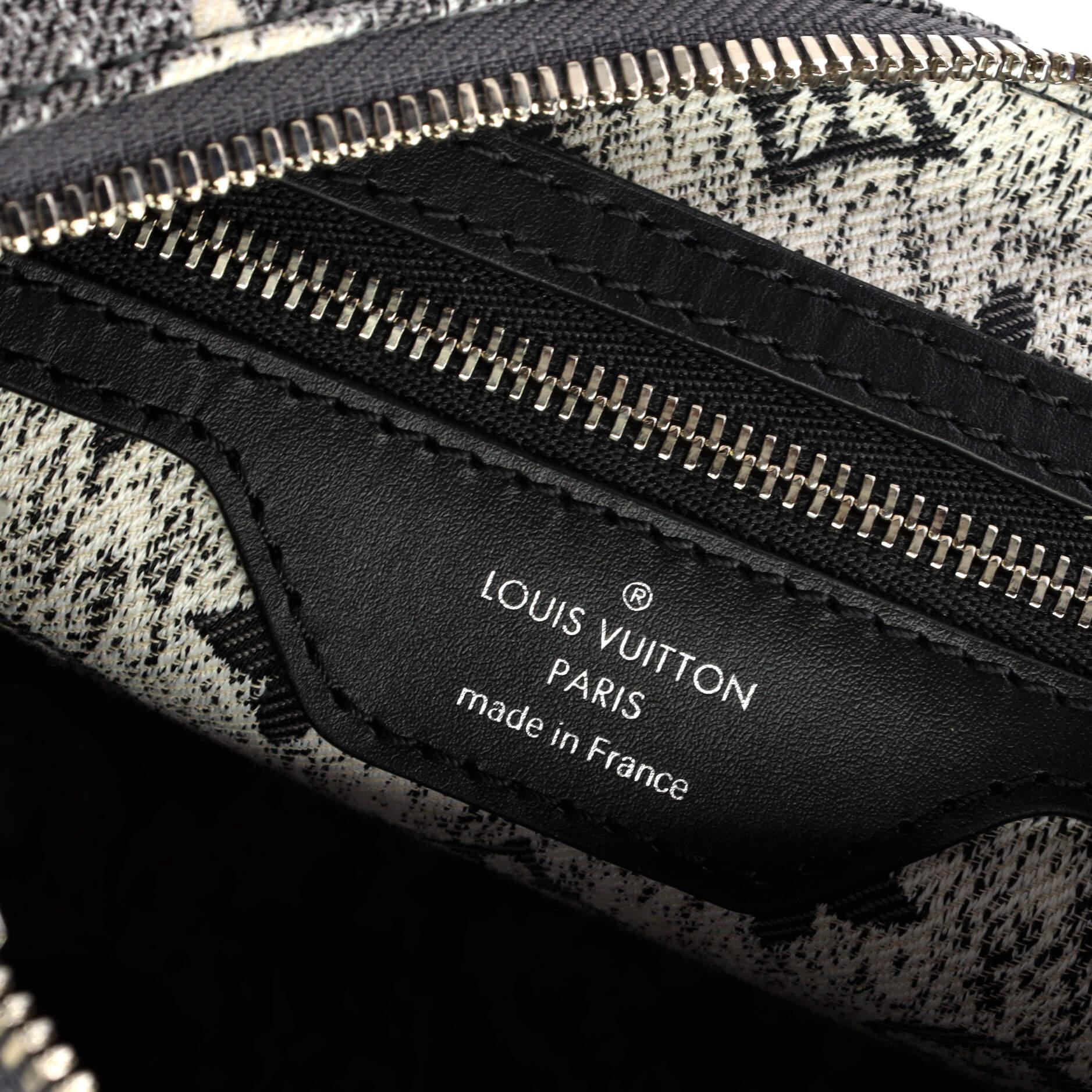 Louis Vuitton Speedy Bandouliere Bag Monogram Jacquard Denim 25 2