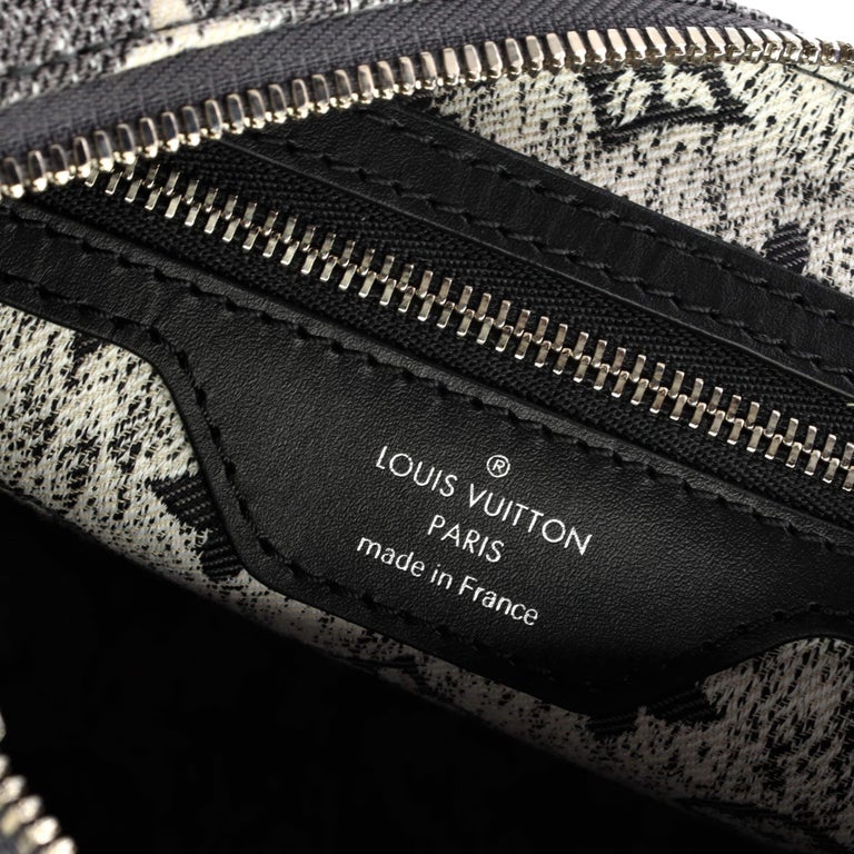 Louis Vuitton Speedy Bandouliere Bag Monogram Jacquard Denim 25