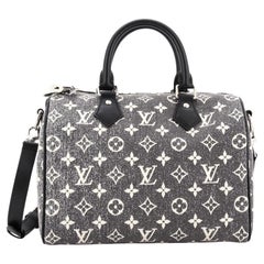 Louis Vuitton Vintage - Monogram Denim Baggy GM Bag - Blue - Denim and  Vachetta Leather Handbag - Luxury High Quality - Avvenice